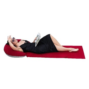 Alfombrilla inflable para reposacabezas, cojín ovalado de color café para pícnic al aire libre, camping, hogar, para dormir, cómodo, plegable y portátil - Product Image 5