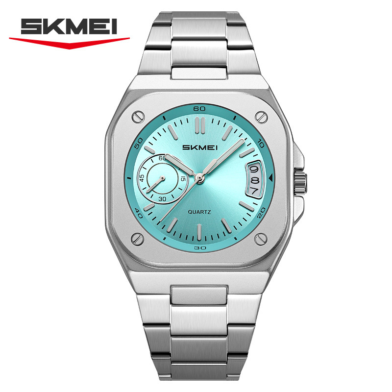 silver/blue