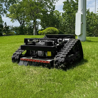 Mesin Pemotong Rumput Robot Komersial Tugas Berat Cakupan Area Luas GPS Tanpa Kawat Perimeter