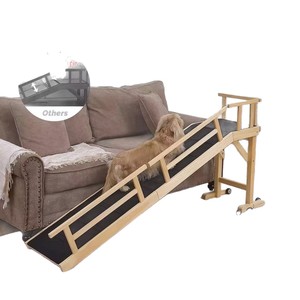 Escalera sencilla de madera para perros, escalera de madera para mascotas, escalera plegable de madera para perros para interiores y exteriores, escalera creativa para gatos - Product Image 5