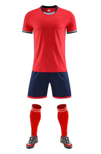 Ensemble de maillots de football personnalisés pour jeunes, uniforme de football à manches courtes, kit d'équipe imprimé, tenue d'entraînement et de match - Product Image 2