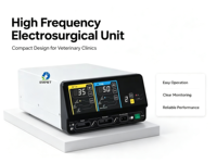 Générateur électrochirurgical haute fréquence EURVET pour équipement médical vétérinaire, modes multiples, protection de sécurité, utilisation en clinique vétérinaire