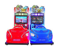 Machine de course automobile à monnayeur pour enfants, équipement de jeu d'arcade intérieur, jeux d'arcade commerciaux à vendre