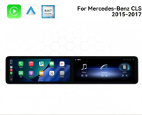 Radio GPS Multimedia Player Layar Ganda UPSZTEC 24,6 Inci W218 GLK X204 Android Auto Stereo Monitor untuk Mercedes Benz Kelas CLS