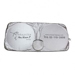 Custom Car Sunshade Mobile Back Foldable Car <b>Window</b> Front <b>Shade</b> Shelter Sunshade Material with logo Printed - Product Image 1