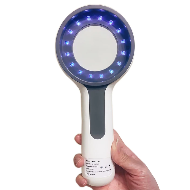 JYTOP Skin Analyzer Skin Examination Beauty Test Medical Lamp Dermoscope Medical Woods Lamp Skin Analysis Vitiligo Detector