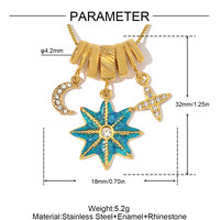 Nouveau Pendentif Cœur Léopard en Acier Inoxydable Personnalisable Orné de Diamants 2026 pour Fabrication de Bijoux Colliers Accessoires Vente en Gros