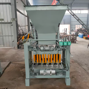 Machine à briques QTJ4-35B, machine simple de fabrication de blocs de béton, machine de fabrication de briques emboîtables, manuelle - Product Image 4