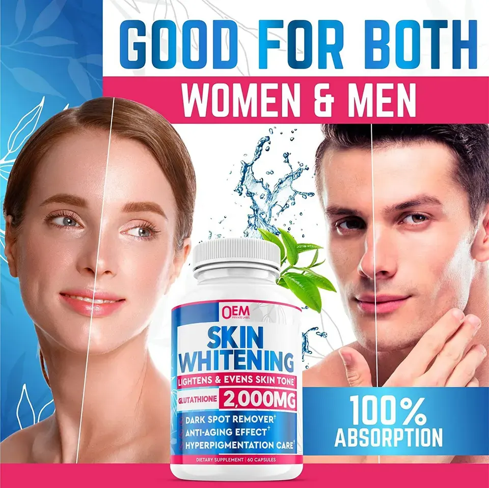 Skin Lightening Capsules Skin Whitening Pills Effective Reduce Dark Spots Capsules Whitening capsule