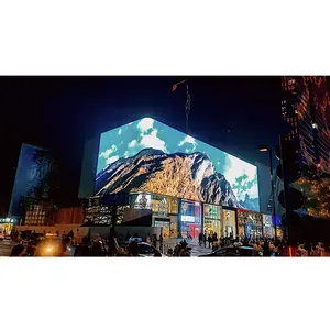 P5 Customized Naked Eye 3D LED Anamorphic Billboard P10 P6.25 Outdoor Waterproof Shop Advertising LED Display