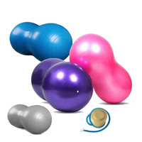 Boule gonflable de yoga d'arachide de PVC de réadaptation d'équilibre de stabilité d'anti-éclatement de studio à la maison