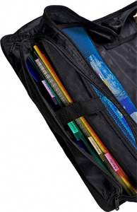 Échantillon gratuit, classeur à fermeture éclair à 3 anneaux en D de 4 pouces avec dossier à 5 onglets, rouge, D-186-RED - Product Image 5