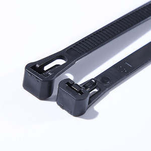 Attaches-câbles en nylon JUNKE, épaisseur 1,0 mm-3 mm, pour regroupement industriel, réutilisables, sangles en plastique à clipser, résistantes au feu 95V-2 - Product Image 4