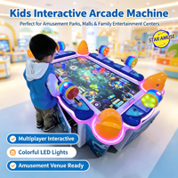Machine d'arcade Whack-a-Mole pour enfants de 55 pouces, 6 joueurs, lumières clignotantes, fonctionne avec des pièces de monnaie, jeu pour enfants, utilisation en intérieur, anglais