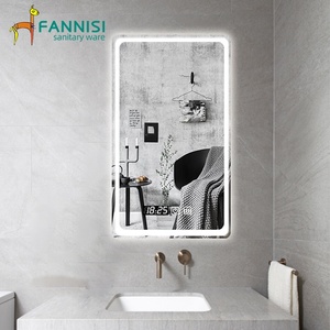 <span class=keywords><strong>Espejo</strong></span> <span class=keywords><strong>de</strong></span> maquillaje LED multifunción para dormitorio, accesorios para <span class=keywords><strong>baño</strong></span> con audio - Product Image 4