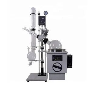 High Quality 10L 50L Industrial Electric Alcohol Distiller Manual Lift Rotary Evaporator with Reliable Motor for Home Use