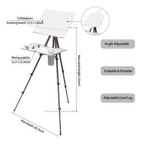 Cavalletto per Acquerello MEEDEN Pieghevole Portatile in <span class=keywords><strong>Faggio</strong></span> per <span class=keywords><strong>Disegno</strong></span> Artistico - Product Image 3