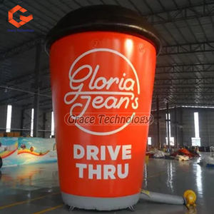 Balon cangkir iklan tiup Raksasa Model promosi acara cangkir kopi dan tenda botol dan jenis lengkungan - Product Image 5