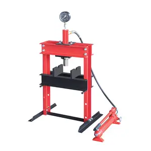 10 Ton Capacity Hydraulic Shop Press With Gauge (Bench Top)