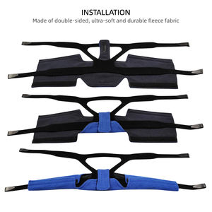 Acolchoado de pescoço <span class=keywords><strong>cpap</strong></span>, almofadas forro universal para a cabeça/máscara, compatível com resmed airtouch dreamwear e vários modelos - Product Image 5