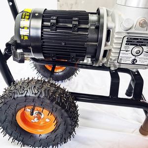 4000w قوة كبيرة الجدار المعجون ماكينة رش للصناعة الديكور مع تدفق 22l/دقيقة هوبر - Product Image 4