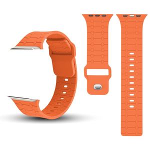 Design coloré 38mm à 49mm <span class=keywords><strong>Bracelet</strong></span> de montre pour Iwatch Silicone ultra souple étanche en Silicone souple pour <span class=keywords><strong>bracelet</strong></span> <span class=keywords><strong>Apple</strong></span> <span class=keywords><strong>Watch</strong></span> - Product Image 1