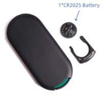 Télécommande universelle intelligente personnalisable noire mini 11 boutons avec RF433/Ble/Infrarouge pour TV