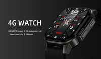 Jam Tangan Pintar DM62 Layar AMOLED Persegi 2,13 inci 4G dengan Wifi dan Kartu SIM Memori Eksklusif 4G 2GB + 32GB Mendukung OEM/OEM