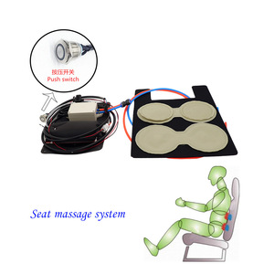 Système de massage pour siège de voiture avec airbags, soutien lombaire, massage automatique ondulatoire, TPU multicouche pour utilisation en véhicule - Product Image 1