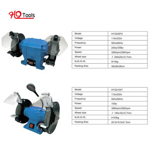 가정용 또는 작업장 용 산업용 자동 벤치 그라인더 고효율 금속 연마 연삭기 HY3215XT - Product Image 3