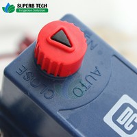 Vanne solénoïde à eau AC DC 24V, tête de vanne de type moto, filetage femelle 1/8 pouce, système d'irrigation, vanne de contrôle automatique