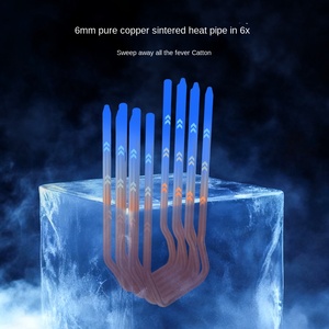 Refroidisseur <span class=keywords><strong>de</strong></span> processeur liquide X600-A, <span class=keywords><strong>radiateur</strong></span> avec 6 caloducs, ventilateur ARGB 12 cm PWM, compatible LGA1200/1700, boucle AM4/AM5, PC, 20dBA, 40000 heures - Product Image 5