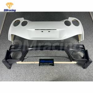 Parachoques trasero de fibra de carbono estilo Nismo con labio para Nissan R35 GTR CBA DBA EBA Bodykit - Product Image 2
