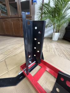 Support de réparation de moto, support de stationnement pour moto, support de moto, avec étagère de rangement pour roues avant et arrière - Product Image 5