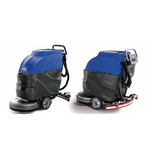 Nettoyeur de sols autoporté JHSC530, réservoir d'eau propre de 55 L, vitesse de brosse de 180 tours, type poussé, utilisation intérieure/extérieure - Product Image 2