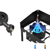 Haute qualité intérieur extérieur Propane cuisinière à gaz haute pression Camping maison brassage mise en conserve dinde friture