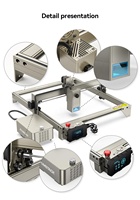 Atomstack X20 S20 Pro 130W avec assistance aérienne Portable bijoux métal cuir gravure granit verre Laser Machines de gravure