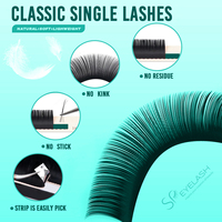Extensions de cils en cachemire noir mat profond SP, plateaux d'extensions de cils individuels, fibres PBT de qualité supérieure, fournisseur de cils en gros
