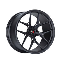 Jantes en alliage d'aluminium forgé sur mesure VeroX HF6-1 T6061 17-22 pouces Monobloc à rayons en Y Hyper Noir Nouveau 5x112/114.3/120