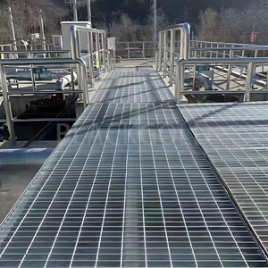 현대 25mm 스테인레스 스틸 아연 도금 산책로 격자 최고의 가격 금속 건축 자재 바닥 금속 그릴 - Product Image 3