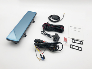 Caméra de tableau de bord pour voiture 12 pouces avec rétroviseur, 4G Android 8.1, double objectif, GPS, navigation, ADAS, Full HD 1080P, enregistreur vidéo pour voiture - Product Image 6