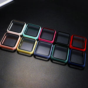 กระจก + เคสสำหรับ <span class=keywords><strong>Apple</strong></span> <span class=keywords><strong>Watch</strong></span>,กระจกนิรภัยกันกระแทกสำหรับ <span class=keywords><strong>Apple</strong></span> <span class=keywords><strong>Watch</strong></span> <span class=keywords><strong>Series</strong></span> <span class=keywords><strong>6</strong></span> 5 3 4 44มม. 40มม. 42มม. 38มม. พร้อมอุปกรณ์เสริมเคส IWatch - Product Image 5