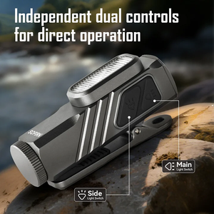 SOFIRN ST10 <span class=keywords><strong>LED</strong></span> lampe de poche rechargeable 1000LM lampe de poche torche longue portée double interrupteurs compatibles piles AA - Product Image 5