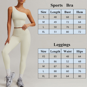 2025 nouveau sans couture amovible simple épaule Yoga gilet taille haute hanche levage <span class=keywords><strong>Compression</strong></span> Leggings ensemble poche imprimé motif - Product Image 5