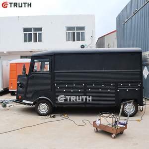 Camion de restauration extérieur vintage électrique <span class=keywords><strong>pour</strong></span> café, glaces et hot-dogs – Remorque rétro alimentée électriquement - Product Image 3