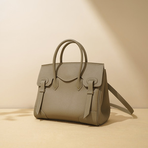 Thiết Kế Thương Hiệu Nổi Tiếng Lớp Đầu Tiên Da Bò Công Suất Lớn Túi Xách Vải Vải Mô Hình Da Chính Hãng Túi Xách Bìa Đóng Cửa - Product Image 3