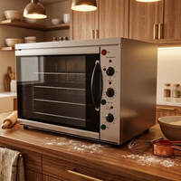 Cuisinière vapeur électrique sans chaudière à 4 plateaux, four combiné commercial 12 kW 380 V GN1/1 en acier inoxydable (YSD-6A)