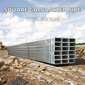 Tube carré galvanisé ASTM A106 A36 A53 BS SHS, tube rond galvanisé structurel ERW, tube creux en acier au carbone GI - Product Image 5