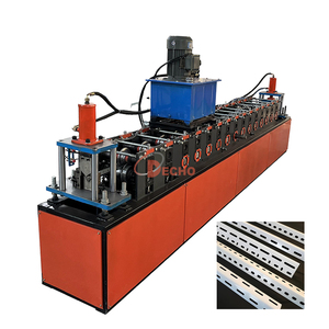 Automatische Supermarkt-Lagerhalter-Säulen-Rollformmaschine Regale vertikale Regalherstellungsmaschine für Warenlager - Product Image 2