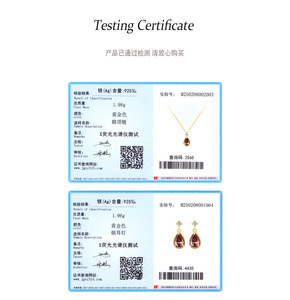 S925 Sterling Silver Elegant Smoky <b>Purple</b> Teardrop Pendant Necklace and Earrings for Women - A Luxurious and Elegant Gold Set - Product Image 4